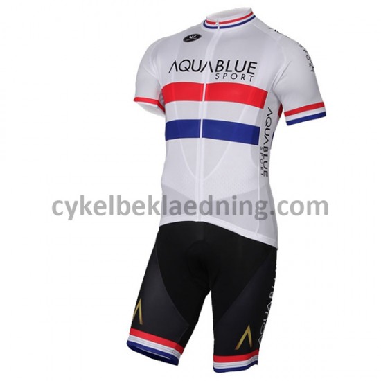 Bib Cykeltøj Sæt Korte 2017 Aqua Blue Sport M001