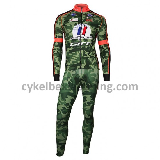 Bib Cykeltøj Sæt Lange 2018 Armee De Terre M001