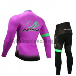 Cykeltøj Sæt Lange 2017 Astana Pro Team Børn M003