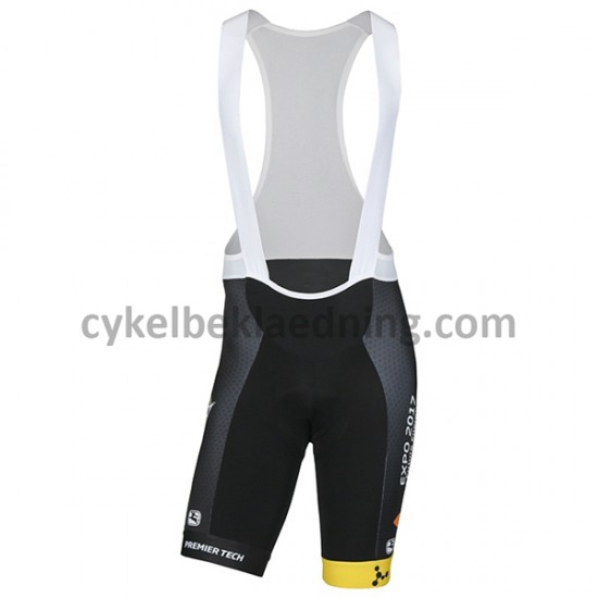 Bib Cykeltøj Sæt Korte 2017 Astana Pro Team M002