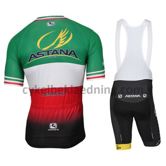 Bib Cykeltøj Sæt Korte 2017 Astana Pro Team M005