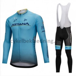 Bib Cykeltøj Sæt Lange 2018 Astana Pro Team M001