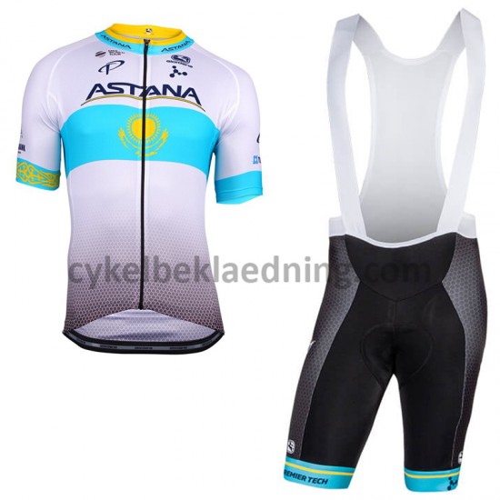 Bib Cykeltøj Sæt Korte 2018 Astana Pro Team M002