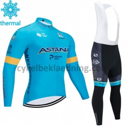 Bib Cykeltøj Sæt Vinter 2020 Astana Pro Team M001