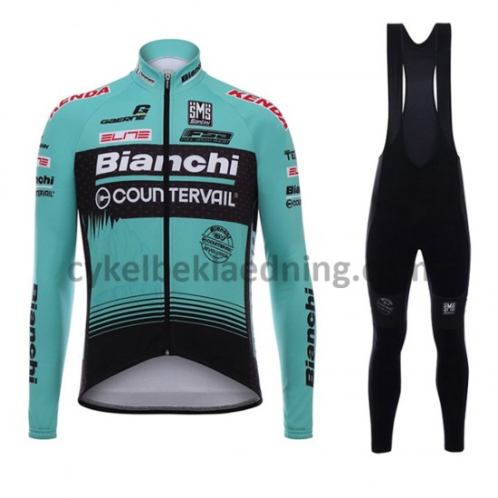 Bib Cykeltøj Sæt Lange 2017 Bianchi Countervail M001