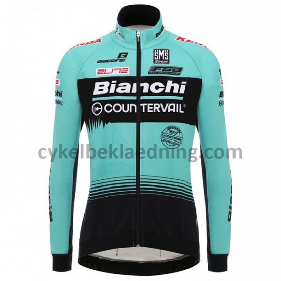 Cykeltrøje Langærmet 2018 Bianchi Countervail M001