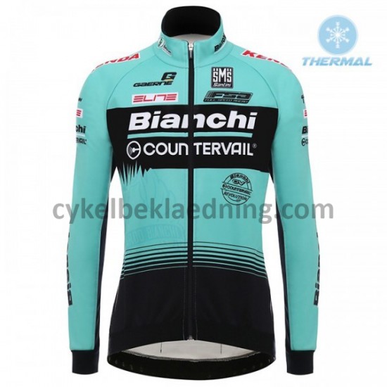 Cykeltrøje Vinter 2018 Bianchi Countervail M001