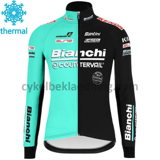 Cykeltrøje Vinter 2020 Bianchi Countervail M001