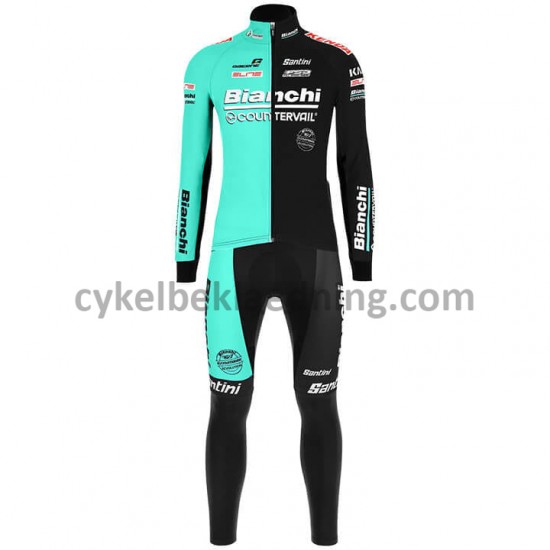 Bib Cykeltøj Sæt Lange 2020 Bianchi Countervail M001