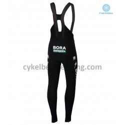 Bib Lange Cykelbukser Vinter 2018 Bora Hansgrohe M001