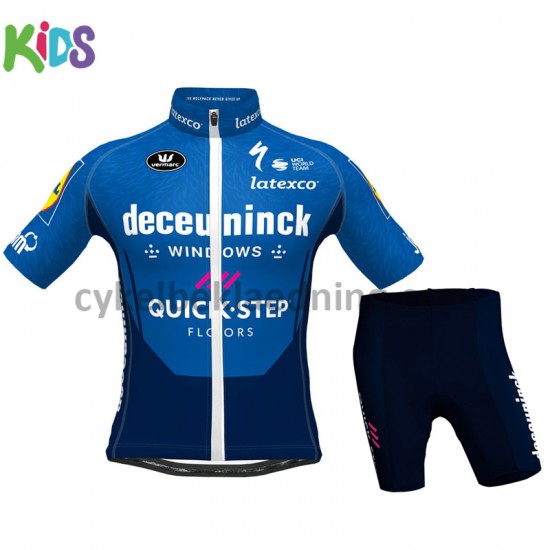 Cykeltøj Sæt Korte 2021 Deceuninck-Quick-Step Børn M001