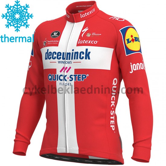 Cykeltrøje Vinter 2021 Deceuninck-Quick-Step M007
