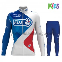 Cykeltøj Sæt Lange 2017 FDJ Børn M001