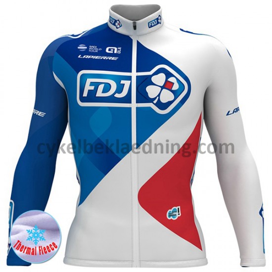 Cykeltrøje Vinter 2017 FDJ M001