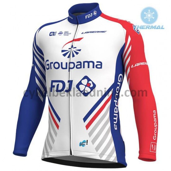 Cykeltrøje Vinter 2018 FDJ M001