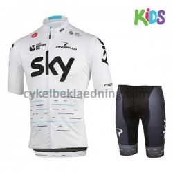Cykeltøj Sæt Korte 2017 Team Sky Børn M003