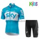 Cykeltøj Sæt Korte 2018 Team Sky Børn M002