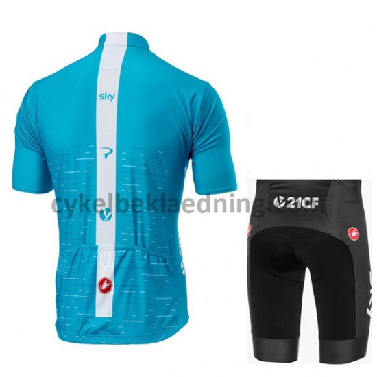 Cykeltøj Sæt Korte 2018 Team Sky Børn M002