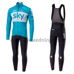 Bib Cykeltøj Sæt Lange 2018 Team Sky M002