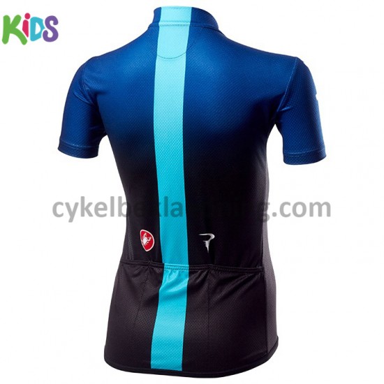Cykeltrøje Kortærmet 2019 Team Sky Børn M001