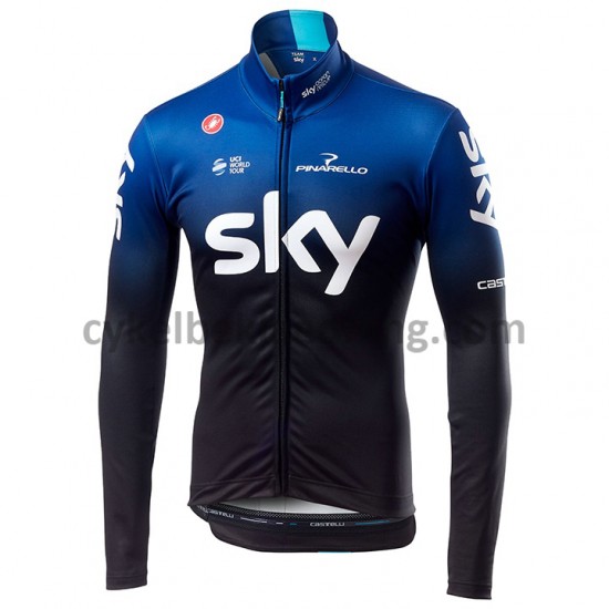 Cykeltrøje Langærmet 2019 Team Sky M001