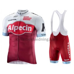 Bib Cykeltøj Sæt Korte 2017 Team Katusha Alpecin M001