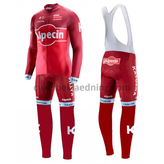Bib Cykeltøj Sæt Lange 2017 Team Katusha-Alpecin M001