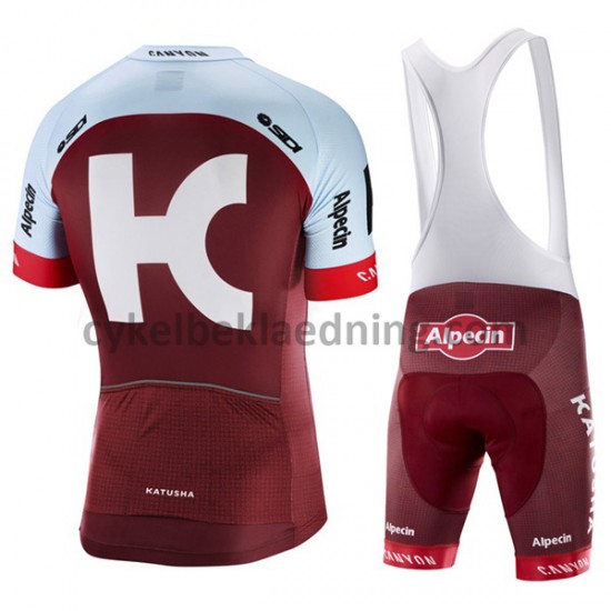 Bib Cykeltøj Sæt Korte 2018 Team Katusha Alpecin M001