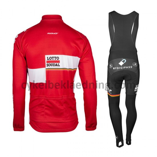 Bib Cykeltøj Sæt Lange 2017 Lotto Soudal M001