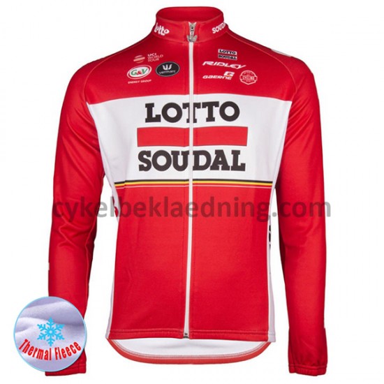 Cykeltrøje Vinter 2017 Lotto Soudal M001