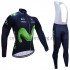 Bib Cykeltøj Sæt Lange 2017 Movistar Team M001