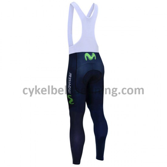 Bib Lange Cykelbukser 2017 Movistar Team M001