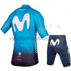 Cykeltøj Sæt Korte 2018 Movistar Team Børn M001