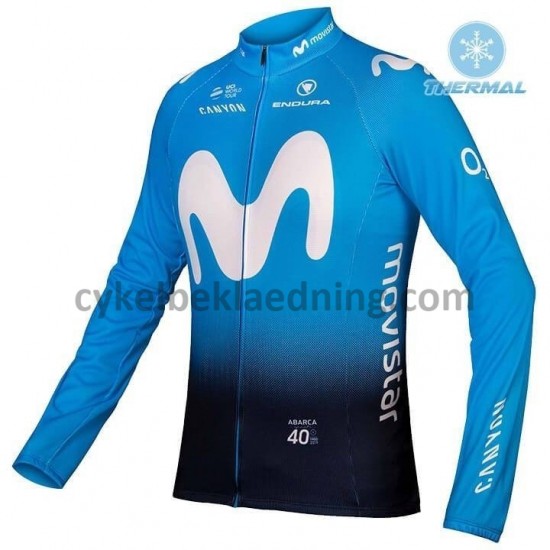 Bib Cykeltøj Sæt Vinter 2019 Movistar Team M001