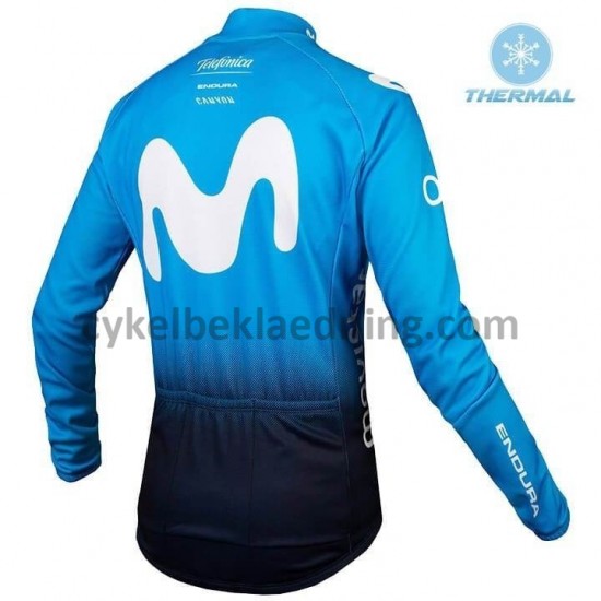Bib Cykeltøj Sæt Vinter 2019 Movistar Team M001