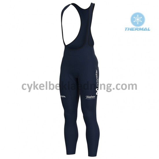 Bib Cykeltøj Sæt Vinter 2020 Movistar Team M001