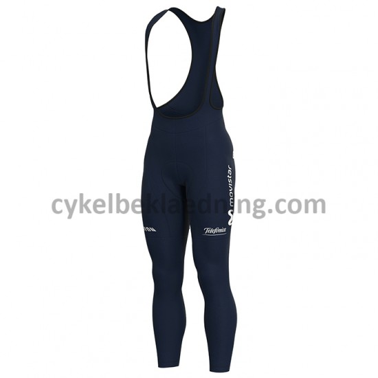 Bib Lange Cykelbukser 2020 Movistar Team M001