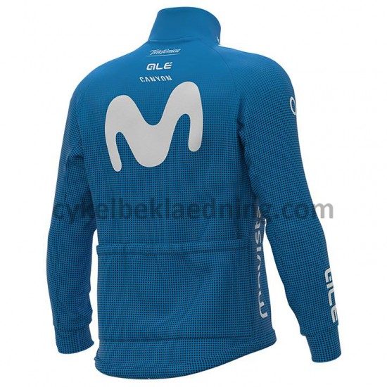 Cykeltrøje Langærmet 2020 Movistar Team M001