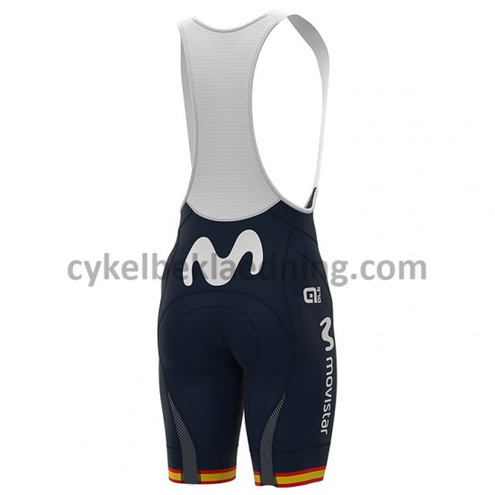 BIB Cykelbukser Korte 2020 Movistar Team M004