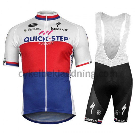 Bib Cykeltøj Sæt Korte 2017 Quick-Step Floors M007