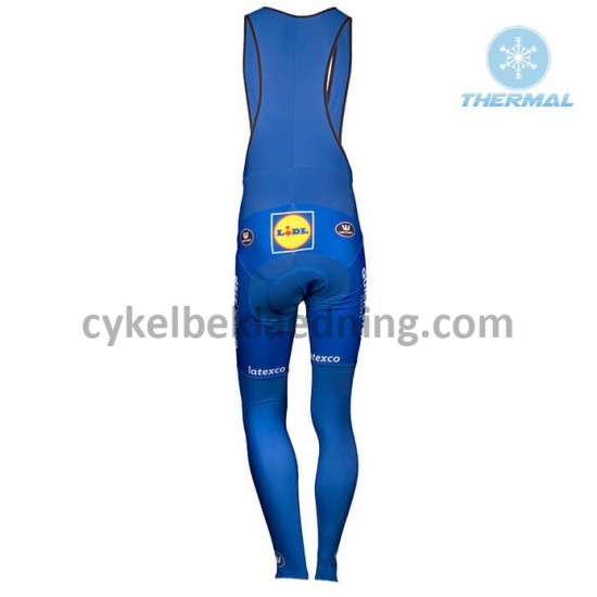 Bib Lange Cykelbukser Vinter 2018 Quick-Step Floors M001