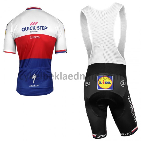 Bib Cykeltøj Sæt Korte 2018 Quick-Step Floors M002