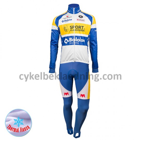 Bib Cykeltøj Sæt Vinter 2018 Sport Vlaanderen-Baloise M001