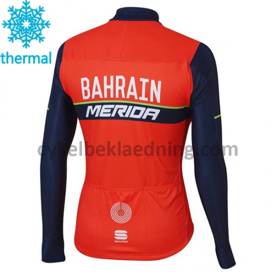 Cykeltrøje Vinter 2017 Bahrain Merida M001