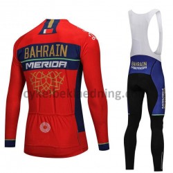 Bib Cykeltøj Sæt Lange 2018 Bahrain Merida M001