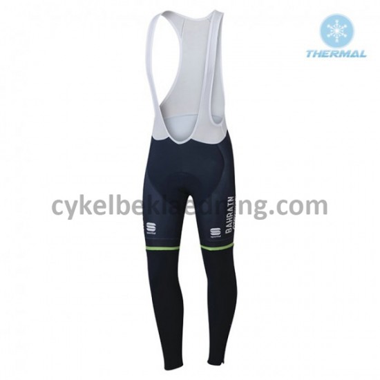 Bib Lange Cykelbukser Vinter 2018 Bahrain Merida M001
