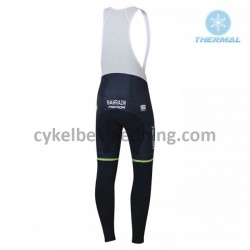 Bib Lange Cykelbukser Vinter 2018 Bahrain Merida M001