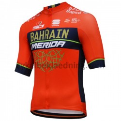 Cykeltrøje Kortærmet 2018 Bahrain Merida M001