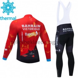 Bib Cykeltøj Sæt Vinter 2021 Team Bahrain Victorious M001