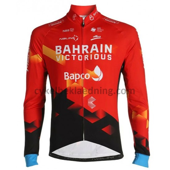 Cykeltrøje Langærmet 2021 Team Bahrain Victorious M001